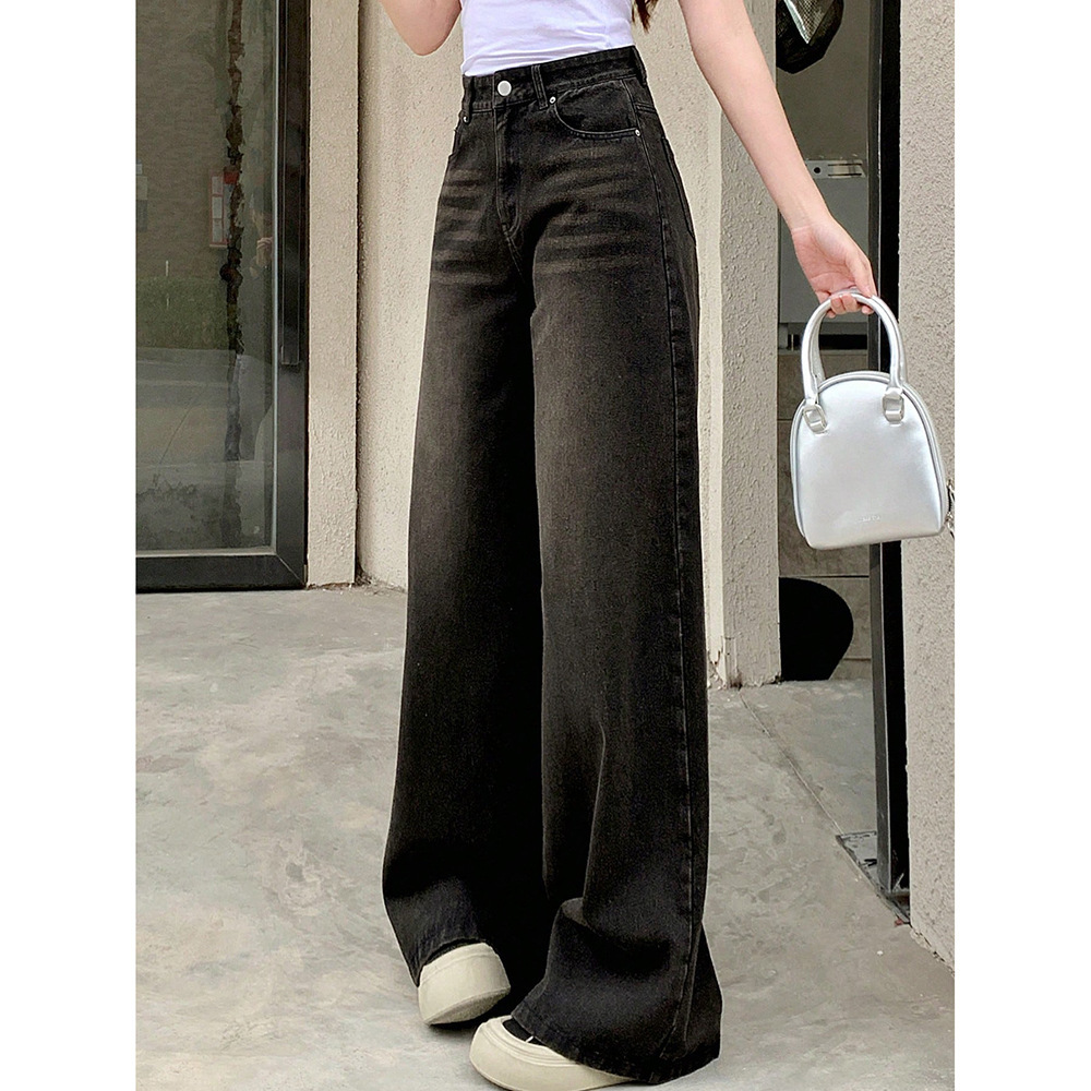 Retro Wide Leg Jeans Women's Fashion Brand - Image 5