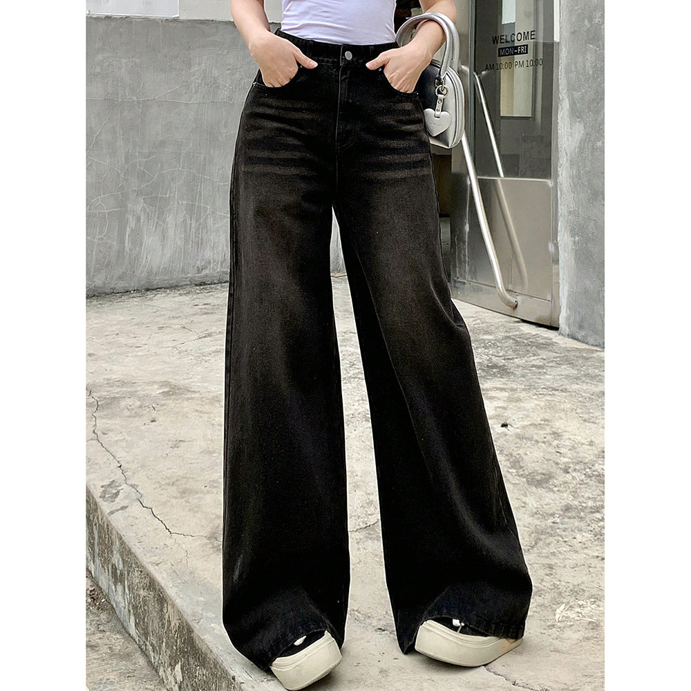 Retro Wide Leg Jeans Women's Fashion Brand - Image 7