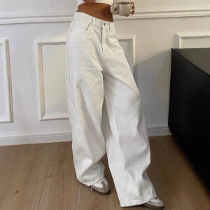 Vintage Jeans Wide Leg Casual Long Pants