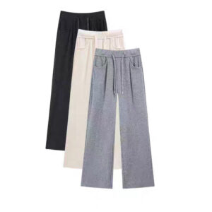 Women's Autumn New Slimming All-matching Slim Fit Wide Leg