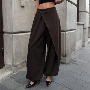 Fashion Casual Irregular Wide-leg Pants For Women