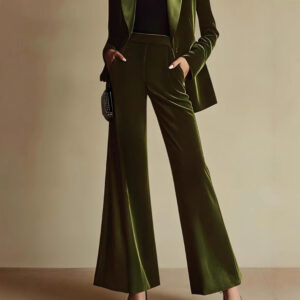 Autumn And Winter Fashion Temperament High-end Goddess Flared Pants