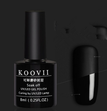 KOOVII only frosted seal, nail polish, matte, fog, phototherapy, glue, top oil, matte, retro transparent nail polish. - Image 2