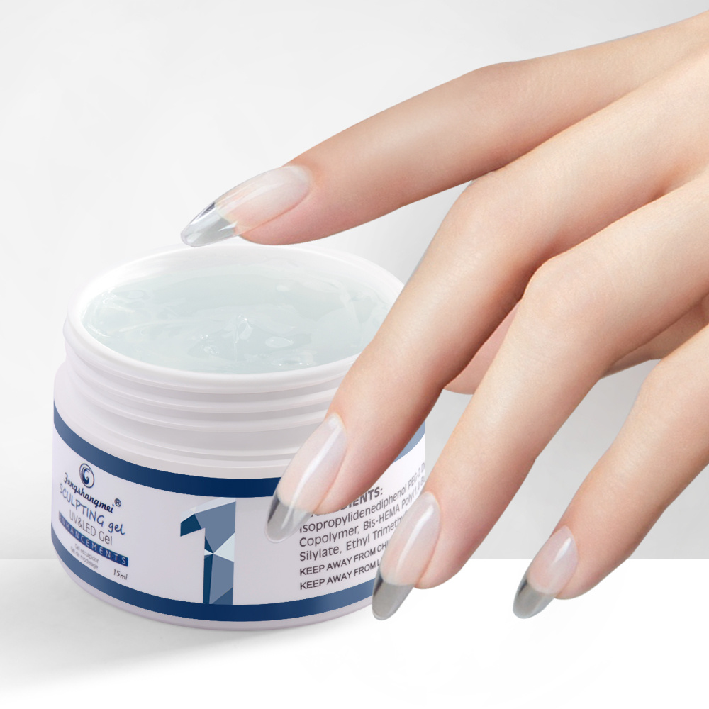 Fengshanei 15g Gel For Nail Extensions Clear Constructor - Image 8