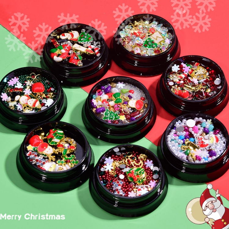 Alloy Rivets And Pearl Mixed Nail Art Accessories - Image 2