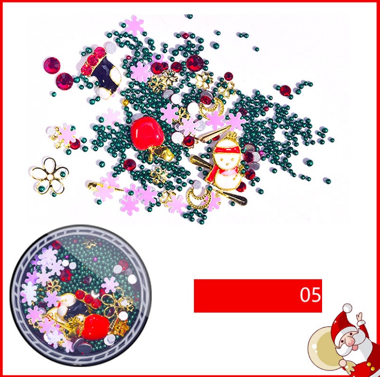 Alloy Rivets And Pearl Mixed Nail Art Accessories - Image 3