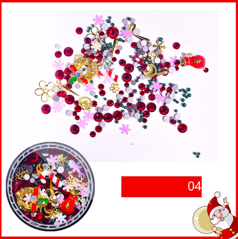 Alloy Rivets And Pearl Mixed Nail Art Accessories - Image 4