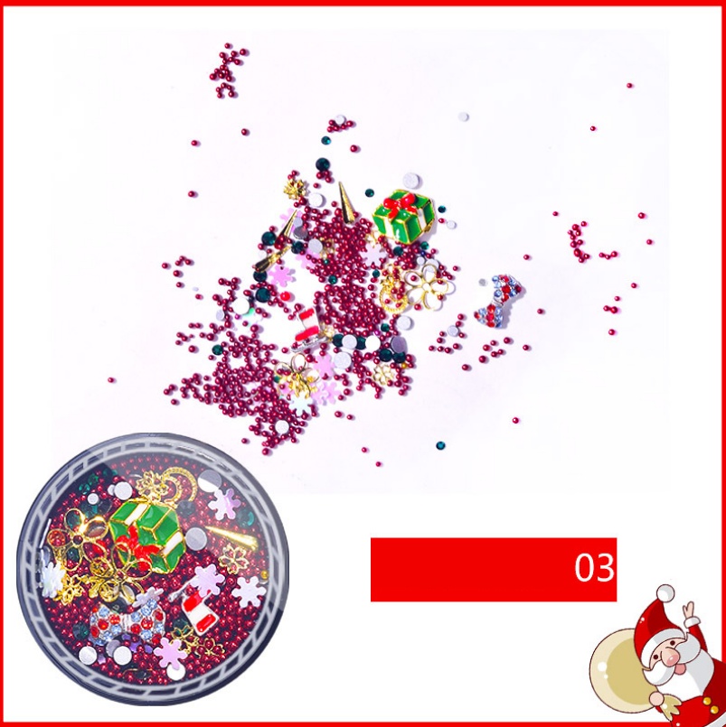 Alloy Rivets And Pearl Mixed Nail Art Accessories - Image 5