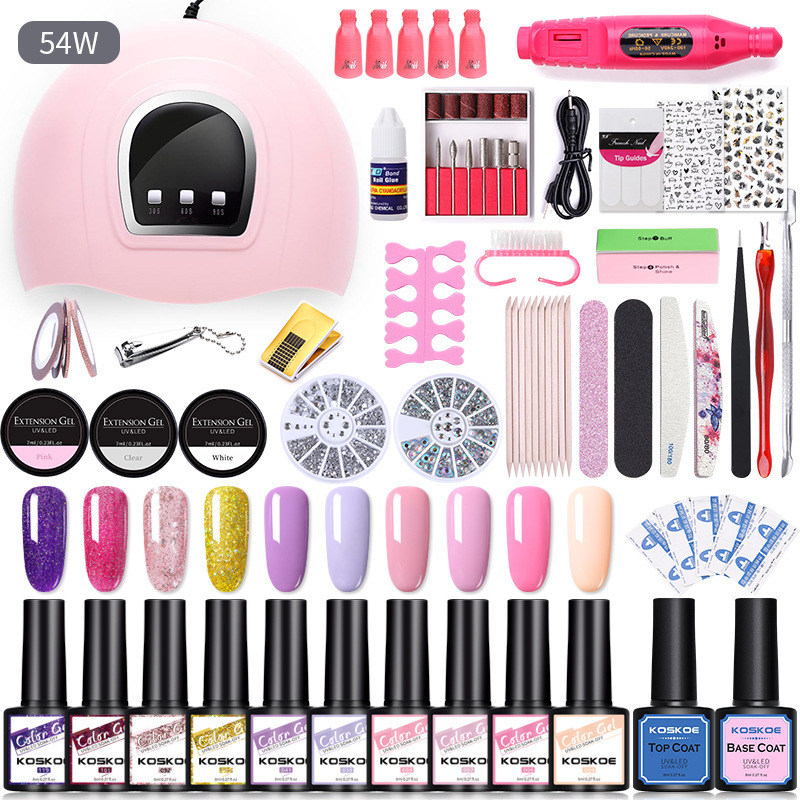 Sequin Nail Beauty Polish Gel Kit Light Machine - Image 4