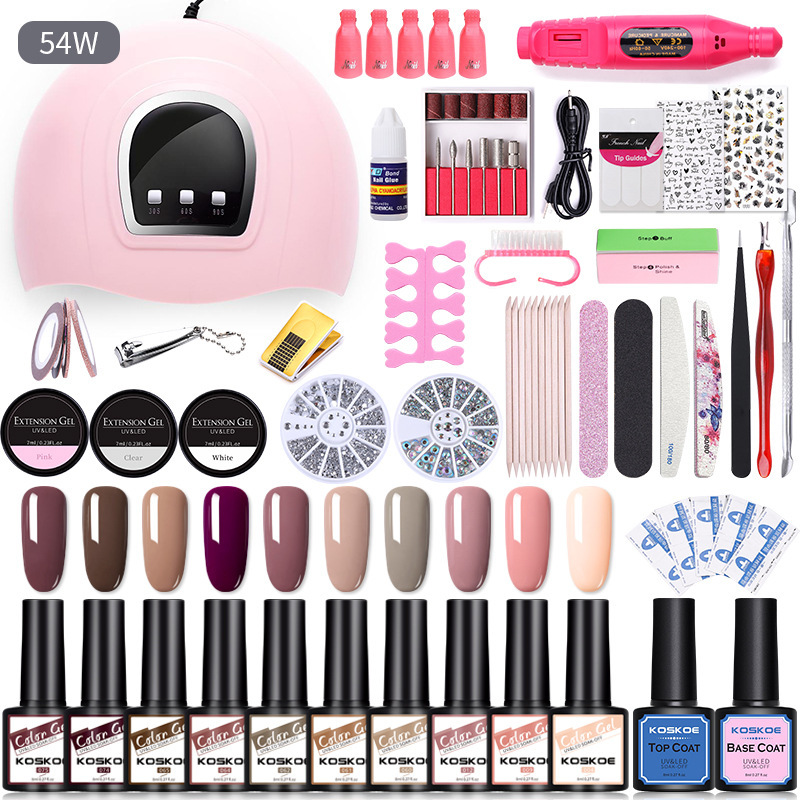 Sequin Nail Beauty Polish Gel Kit Light Machine - Image 6