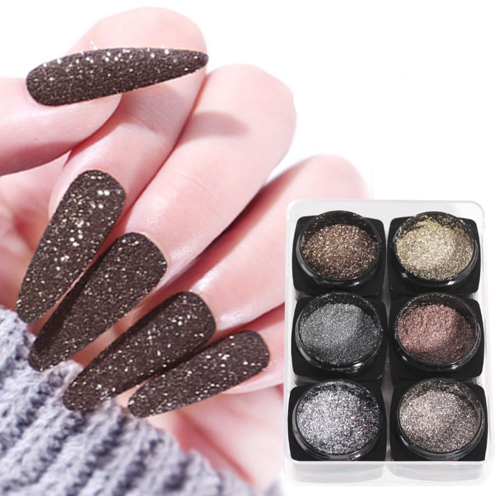 Nail Powder Nail File Rhinestone Jewelry Set - Image 4