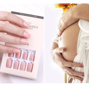 Wear nails pure color nail art fake nail patches