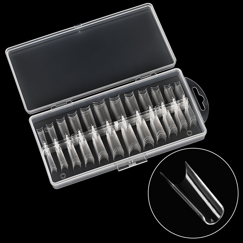 Nail Art Ultra-thin Seamless Box Sheet French Fake Nails - Image 6