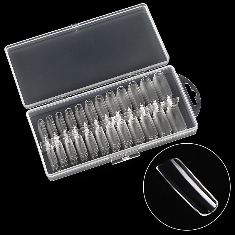 Nail Art Ultra-thin Seamless Box Sheet French Fake Nails - Image 7