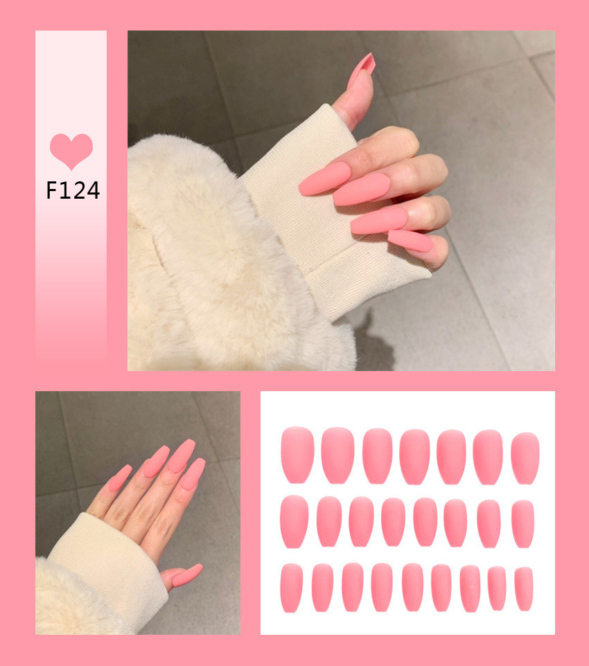 Nail Art Scrub Ballet Fake Nails - Image 9