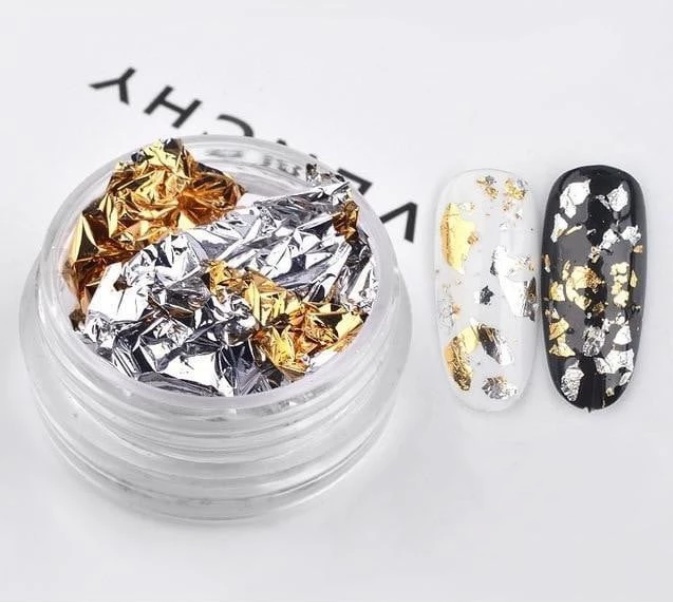 Nail tin foil fragment nail jewelry - Image 5