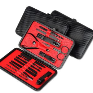 The factory Manicure black black stainless steel repair beauty set 15 nail clippers high-end household scissors