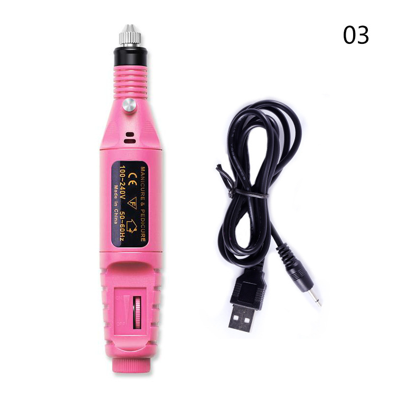 Electric Nail Drill Machine Manicure Machine Set USB Charging Mill Cutter For Manicure Nail File Pedicure Tool Nail Drill Set - Image 8