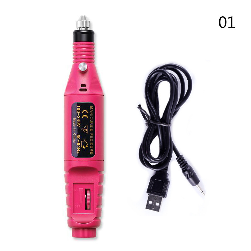 Electric Nail Drill Machine Manicure Machine Set USB Charging Mill Cutter For Manicure Nail File Pedicure Tool Nail Drill Set - Image 9