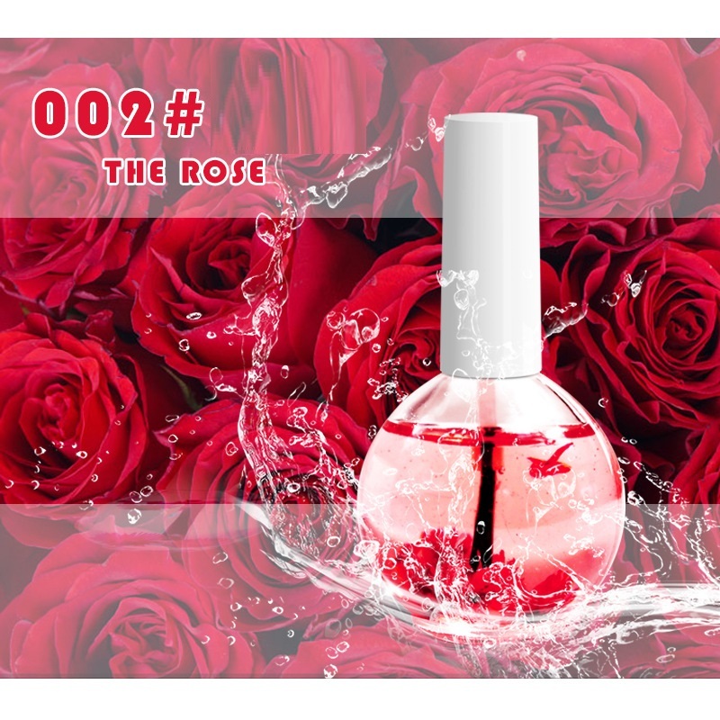 Nail Beauty Dried Flowers Nutrition Nail Treatment Oil Anti-agnail Nail Edge Moisturizing Nail Base Coat Natural Dried Flower Nutrient Solution - Image 4