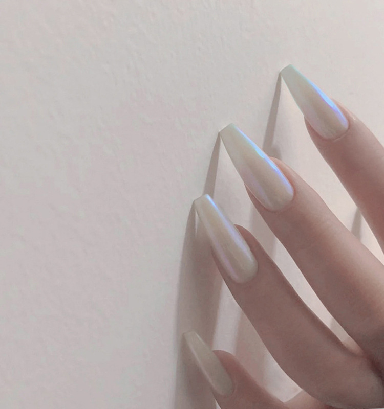 Long Ballet Nails With Flat And Pointed Water Droplets - Image 3