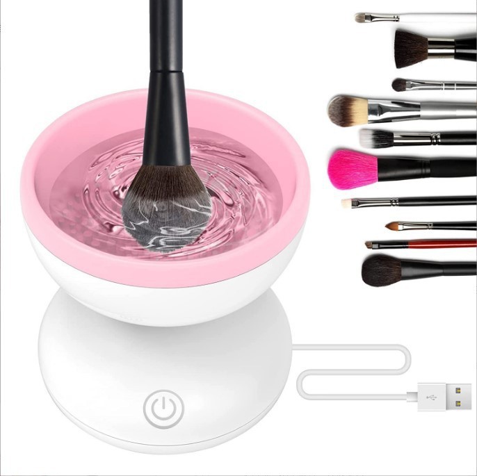 Electric Makeup Brush Cleaner Machine Portable Automatic USB Cosmetic Brush Cleaner Tools For All Size Beauty Makeup Brushes Set - Image 9