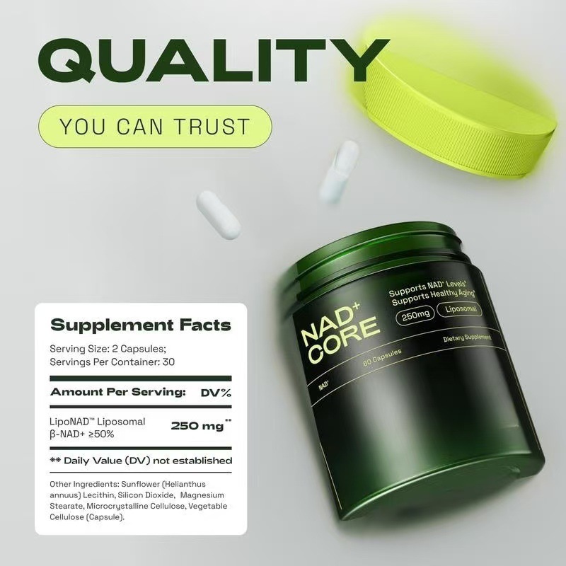 Cata-Kor Nicotinamide Capsules NAD Supplement 60 Tablets - Image 2