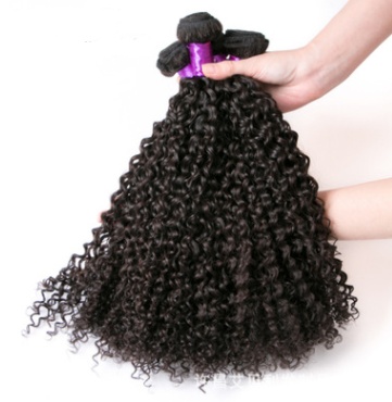 Brazilian Virgin Human Hair Kinky Curly Brazil Real Wig Hair Curtain - Image 5