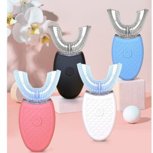 360 Degrees Intelligent Automatic  Electric Toothbrush U Type 3 Modes Tooth Brush