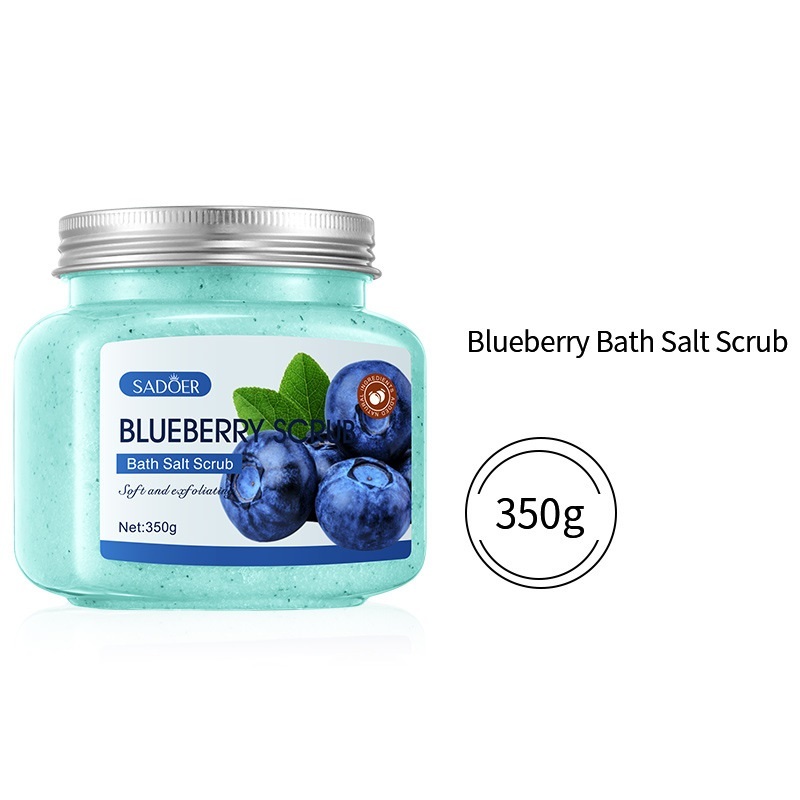 Fruit Bath Salt Scrub Cream Exfoliating Body Care - Image 3