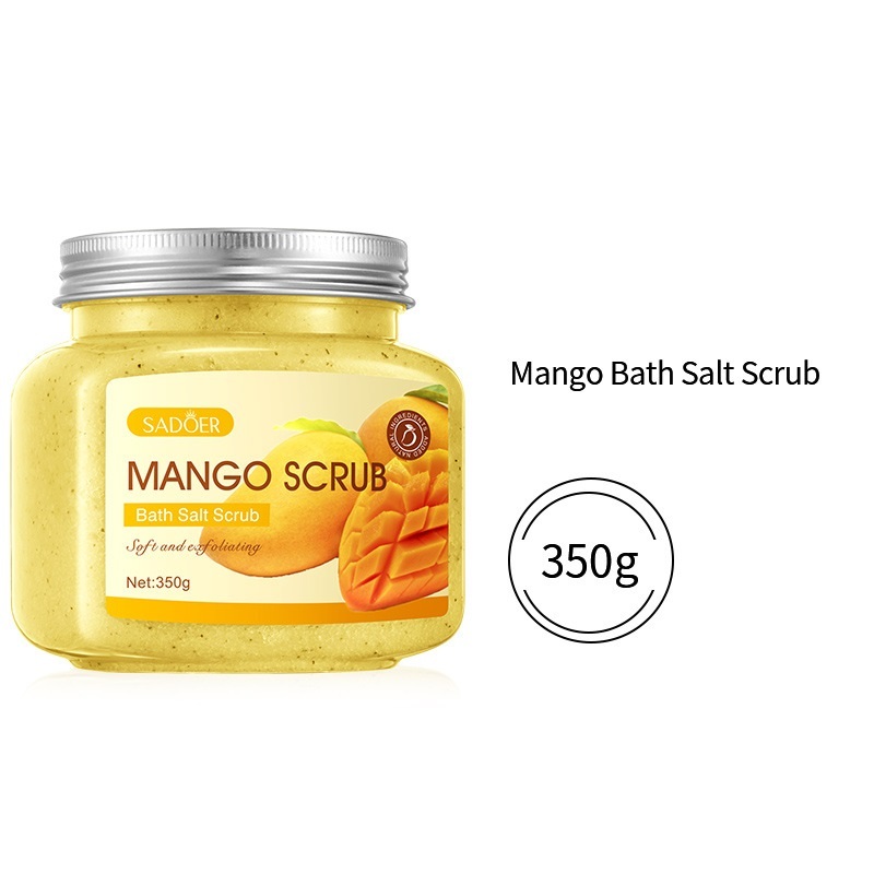Fruit Bath Salt Scrub Cream Exfoliating Body Care - Image 5