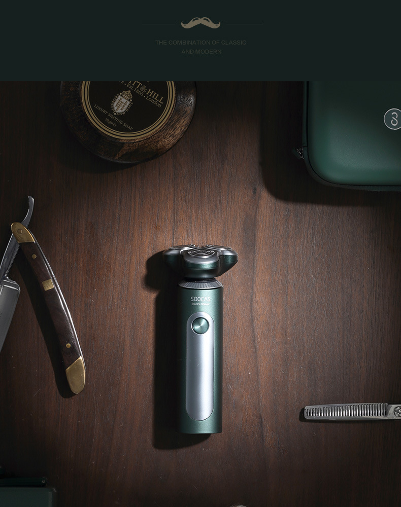 Soushi Electric Shaver Rechargeable Shaver - Image 2