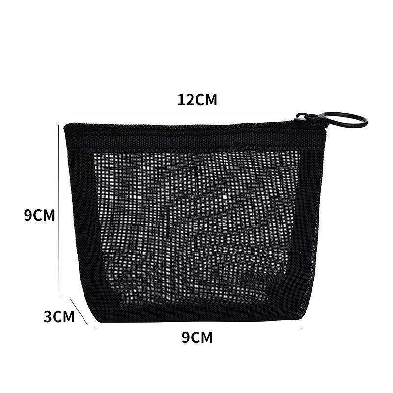 Mesh Cosmetic Bag Storage High-grade Transparent - Image 4