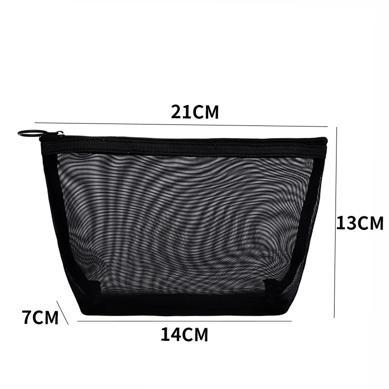 Mesh Cosmetic Bag Storage High-grade Transparent - Image 6