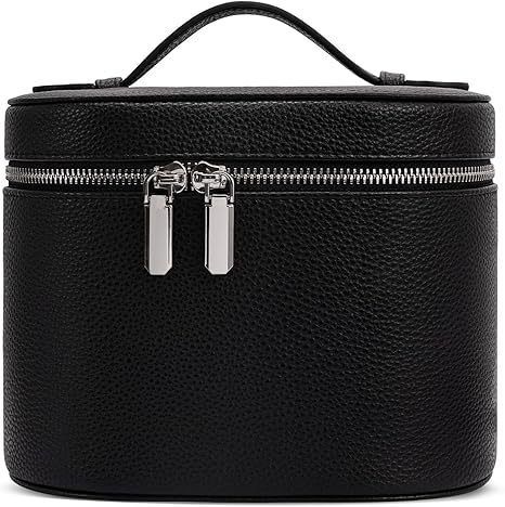 Elastic Band Leather Cosmetic Bag Large Capacity - Image 9