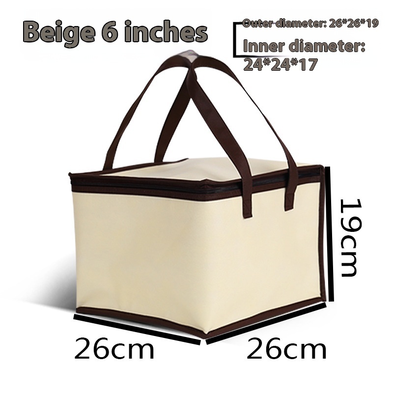 6-inch 8-inch 10-inch 12-inch Heightened Aluminum Foil Cake Insulation Bag Seafood Steak Takeaway Insulated Bag - Image 2