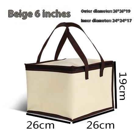 6-inch 8-inch 10-inch 12-inch Heightened Aluminum Foil Cake Insulation Bag Seafood Steak Takeaway Insulated Bag - Image 6