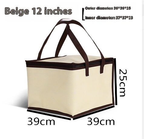 6-inch 8-inch 10-inch 12-inch Heightened Aluminum Foil Cake Insulation Bag Seafood Steak Takeaway Insulated Bag - Image 8