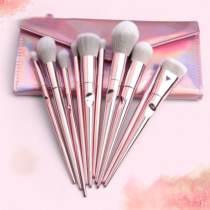 10 wet And Wild Makeup Brushes Set With Brush Bag Makeup Tools - Image 2