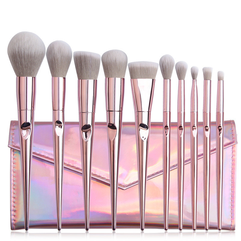 10 wet And Wild Makeup Brushes Set With Brush Bag Makeup Tools - Image 5