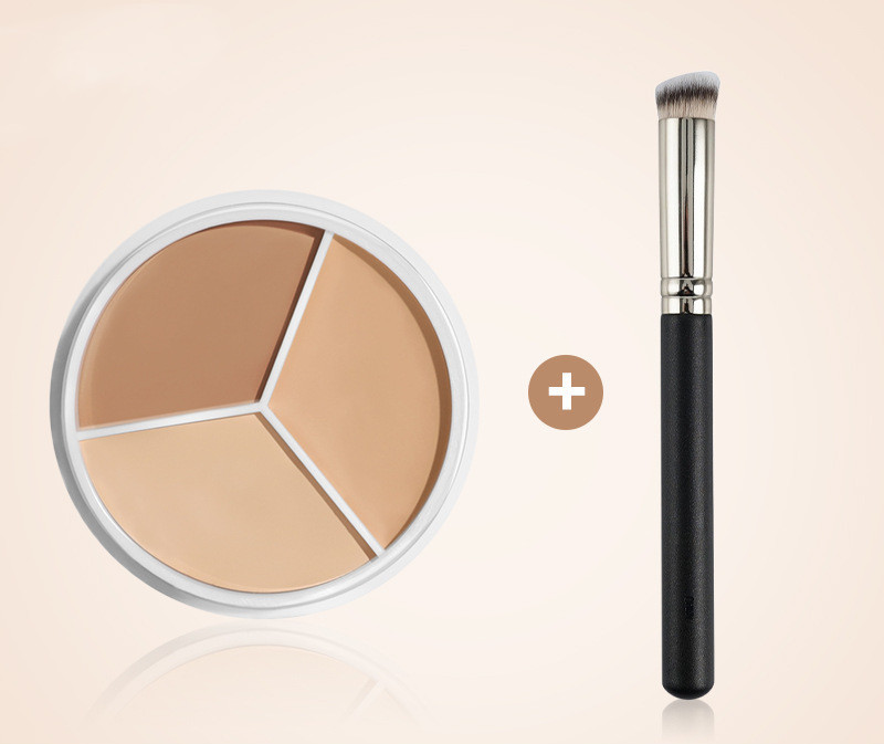 Three-color Concealer Waterproof Without Makeup - Image 3