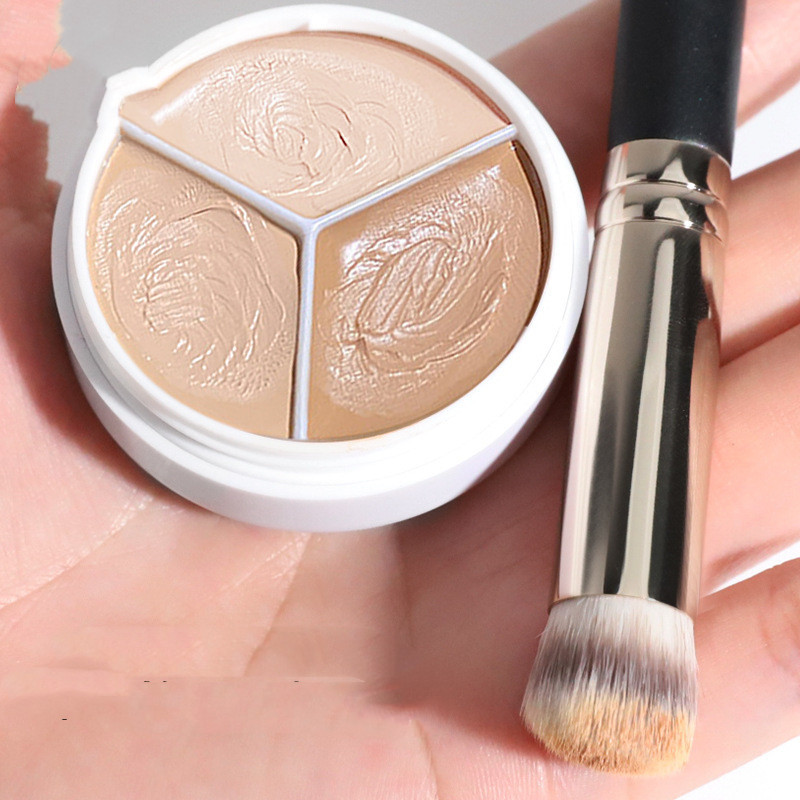 Three-color Concealer Waterproof Without Makeup - Image 5
