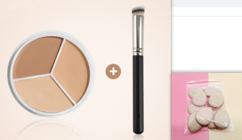 Three-color Concealer Waterproof Without Makeup - Image 6