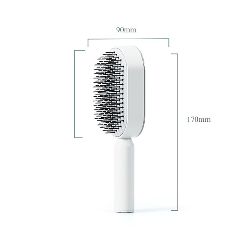 Women Fashion 3D Hair Growth Comb Hairbrush Self-Cleaning Hair Brush Self Cleaning Hair Brush For Women Massage Scalp Promote Blood Circulation Anti Hair Loss - Image 7