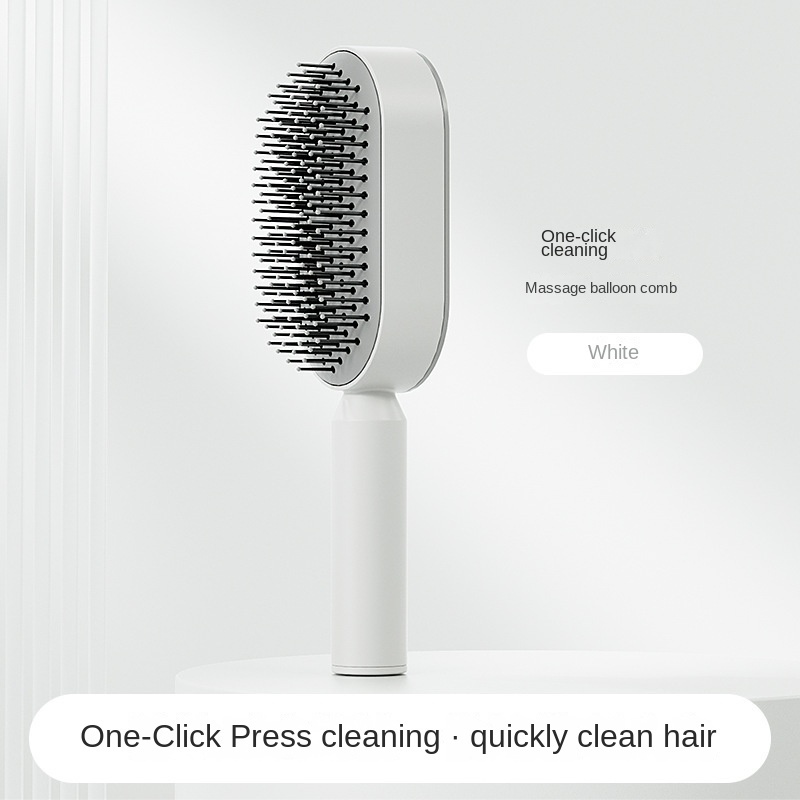 Women Fashion 3D Hair Growth Comb Hairbrush Self-Cleaning Hair Brush Self Cleaning Hair Brush For Women Massage Scalp Promote Blood Circulation Anti Hair Loss - Image 10