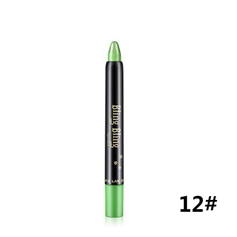 Pearlescent Silkworm Eyeshadow Pen Lasting Waterproof And Not Blooming Shiny Pearlescent Gel Pen 15 Color Eye Shadow Pen - Image 7