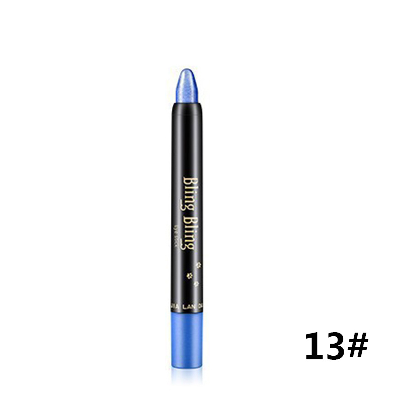 Pearlescent Silkworm Eyeshadow Pen Lasting Waterproof And Not Blooming Shiny Pearlescent Gel Pen 15 Color Eye Shadow Pen - Image 8