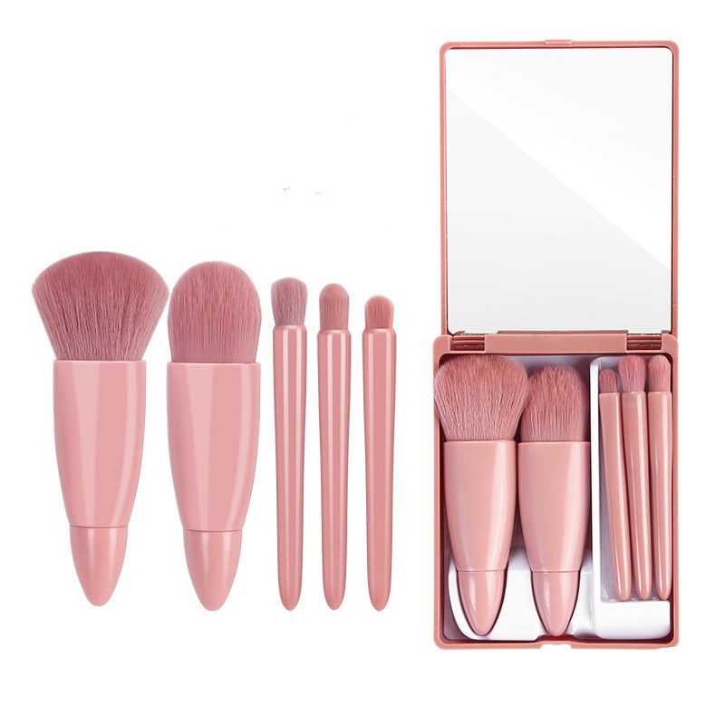 5Pcs Makeup Brushes Tool Set Cosmetic Powder Eye Shadow Foundation Blush Blending Make Up Brush - Image 3