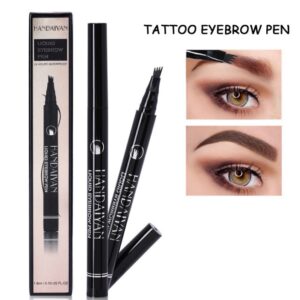 Microblading Eyebrow Pencil Waterproof Fork Tip Tattoo Pen Tinted Fine Sketch Eye Brow Pencils Long Lasting Eyebrows