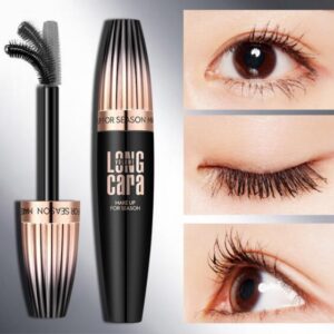 Makeup Eyelash Mascara Eye Lashes Makeup 4D Silk Fiber Lash Mascara New Long Curling Black Waterproof Fiber Mascara